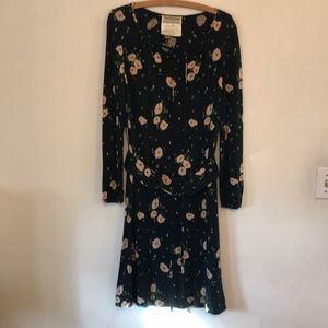 Vintage Diane Vonfurstenberg Long Sleeve Dress